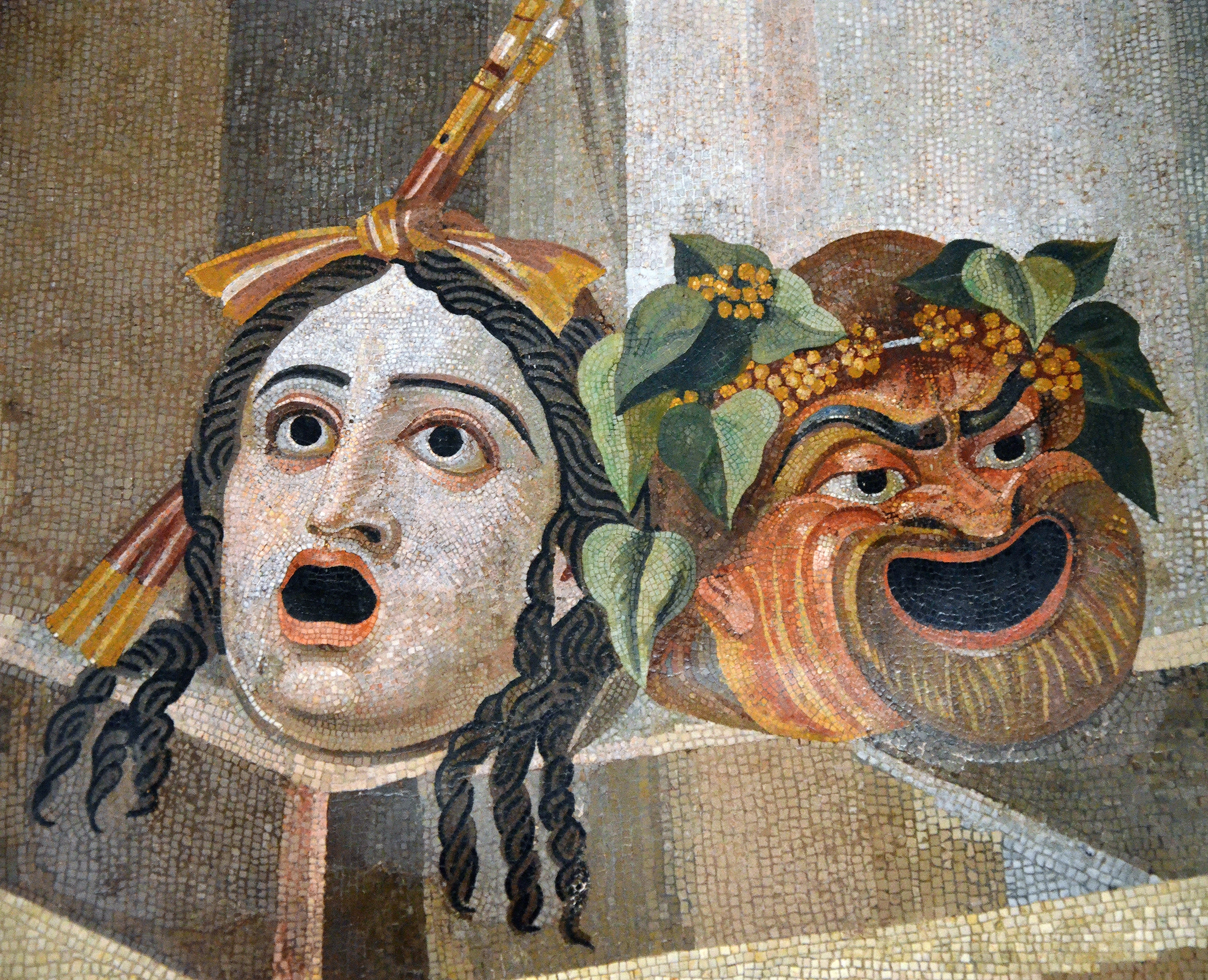 Mosaic_depicting_theatrical_masks_of_Tragedy_and_Comedy_(Thermae_Decianae).jpg